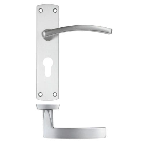 Toledo Lever On Euro Backplate - ZPA031EP-SC