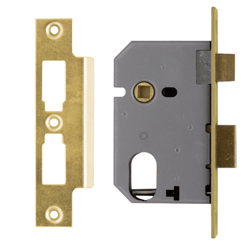Union L2241-64-PB Oval Sashlock 64mm Polished Brass