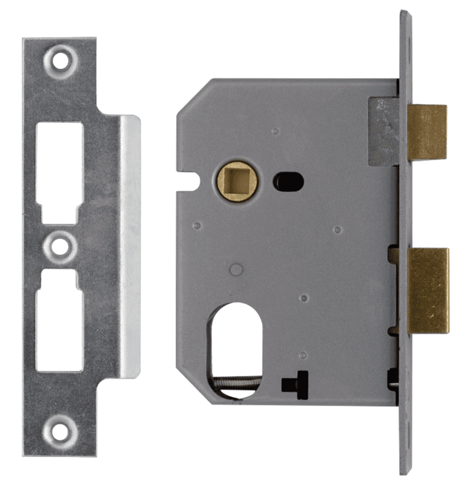 Union L2241-64-SC Oval Sashlock 64mm Satin Chrome