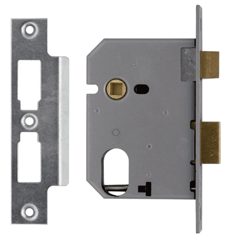 Union L2241-64-SC Oval Sashlock 64mm Satin Chrome