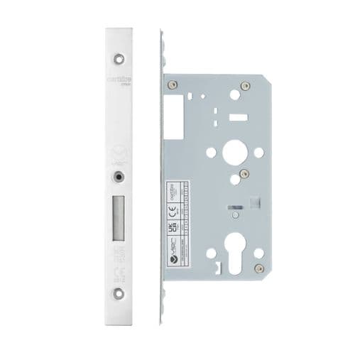 VDL0060-PSS - DIN euro deadlock - backset 60mm - polished stainless steel
