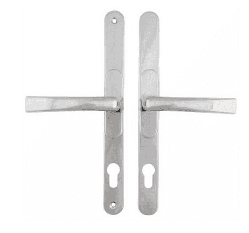 VERSA Lever Lever Adjustable 62-95mm PZ Sprung 260mm Screw Centres Chrome