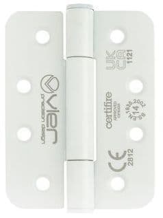 VHC243RPCW - Grade 14 Concealed Knuckle Hinge - Radius - Powder Coated White