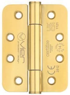 VHC243RPVD - Grade 14 Concealed Knuckle Hinge - Radius - Brass Anti Tarnish