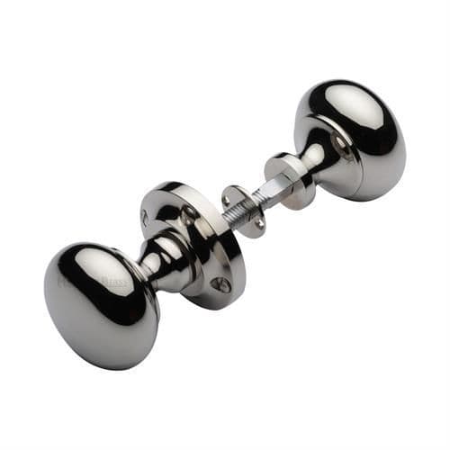 Victoria Rim Knob Polished Nickel