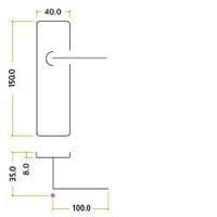 Victorian Euro Handle - Polished Brass - PR041EPPB