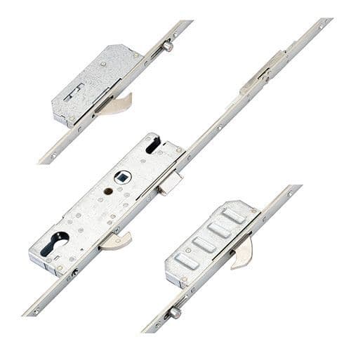 Winkhaus Scorpion Latch, 3 Hooks, 2 Rollers, Split Spindle, Option 2