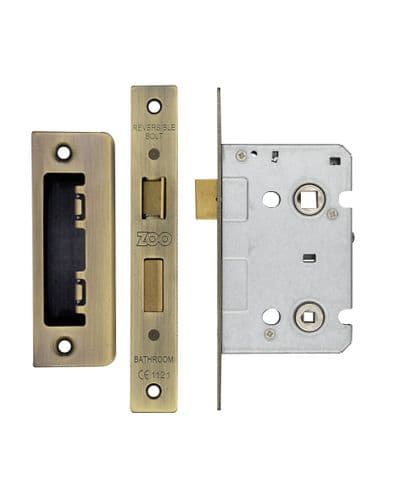 ZBC64FB Bathroom Lock 2.5'' Bronze