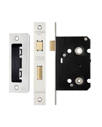 ZBC64SS Bathroom Lock 2.5'' Stainless Steel