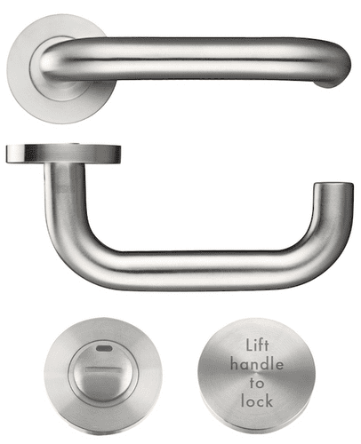 ZCS030LLSS Lift to Lock Lever on Rose Handle SS304