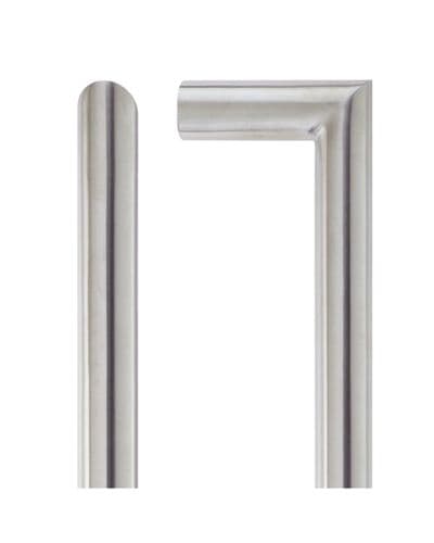 ZCS2M425BS Mitred Pull Handle - Stainless Steel 19mm x 425mm