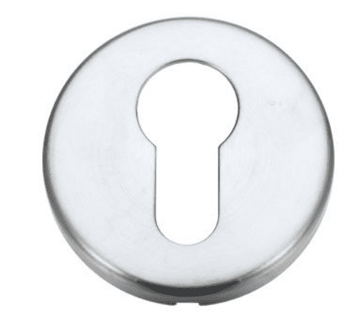 ZCZ001SC Euro Profile Escutcheon - Satin Chrome