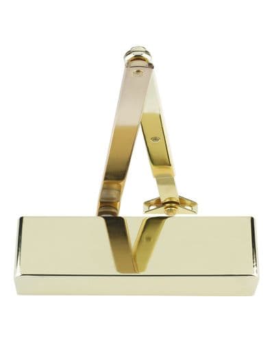 ZDC0024PB - Size 2-4 Door Closer - Polished Brass