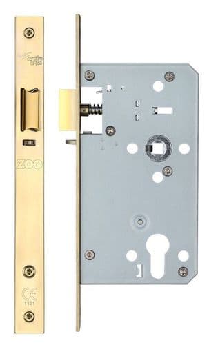 ZDL7260NLPVD - DIN Nightlatch 60mm Backset - PVD