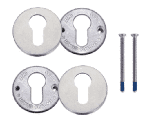 ZG4S001 - Heavy Duty Bolt Through Euro Escutcheons