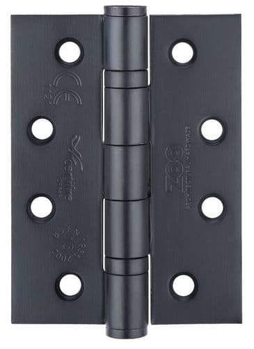 ZHSS243PCB Grade 13 Fire Hinge - Powder Coated Black Pair