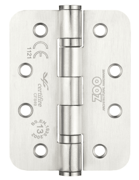 ZHSS243RS Grade 13 Radius Fire Door Hinge SSS Pair