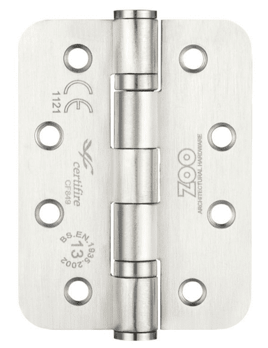 ZHSS243RS - Grade 13 Radius Fire Door Hinge SSS - Pair
