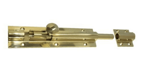Zoo - Architectural Heavy Barrel Bolt 900mm x 50mm - FB79 - Polished Brass