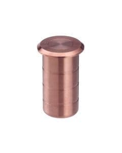 Zoo Dust Socket For Flush Bolts - Concrete 20mm Dia. x 38mm - ZAS14-TRG - Tuscan Rose Gold