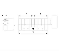 Zoo Hardware Euro Cylinder & Turn Keyed Alike KA1