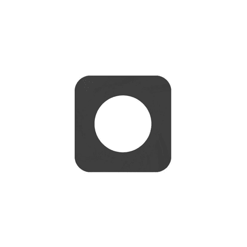 Zoo Squircle Lever Rose Pack - RT-SR-SQR-PCB - Powder Coated Black