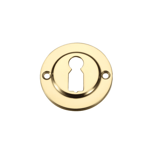 Zoo Standard Profile Escutcheon - FB52 - Polished Brass