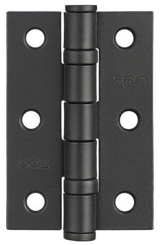 Zoo ZHS32PCB - 3'' Ball Bearing Hinge - Powder Coated Black