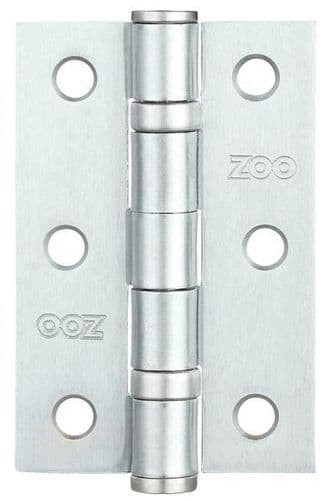 Zoo ZHS32SC - 3'' Ball Bearing Hinge - Satin Chrome