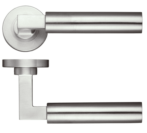 ZPS110SS Zoo Hardware Orion Lever On Round Rose - SSS