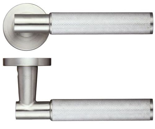ZPS120SS - Zoo Athena Knurled Lever On Rose