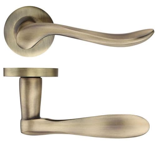 ZPZ240FB - Vesta Lever On Rose - Florentine Bronze