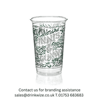 100% rPET UKCA Recyclable & Recycled Plastic Half Pint-to-rim 284ml (sleeve of 50)