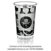 100% rPET UKCA Recyclable & Recycled Plastic Pint-to-rim 568ml (Box of 800)