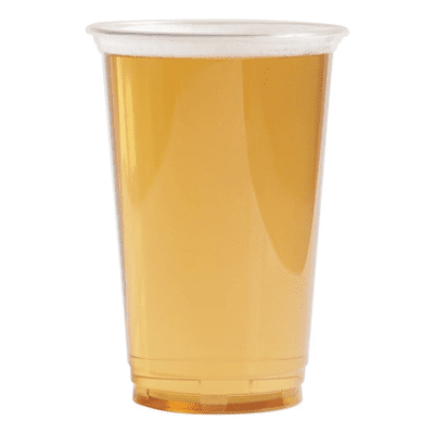 30% rPET UKCA 100% Recyclable Plastic Pint-to-rim 568ml (sleeve of 50)