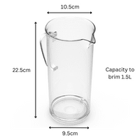 Albie Unbreakable Tritan RENEW BPA Free Plastic Jug 1.5L /  53oz