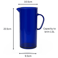 Albie Unbreakable Tritan RENEW Coloured Plastic Jug 1.5L