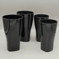 Amari Unbreakable Tritan RENEW Plastic Black Pint Glass 568ml