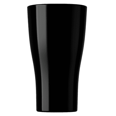 Amari Unbreakable Tritan RENEW Plastic Black Pint Glass 568ml