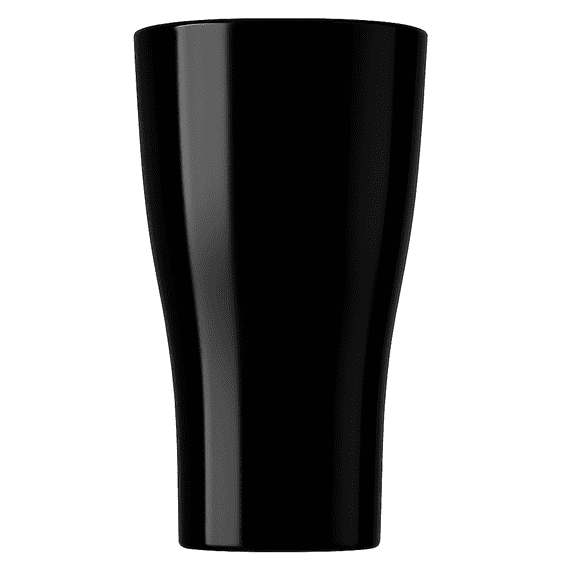 Amari Unbreakable Tritan RENEW Plastic Black Pint Glass 568ml