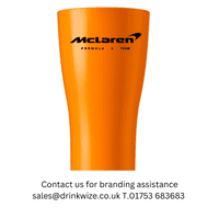 Amari Unbreakable Tritan RENEW Plastic Orange Pint Glass 568ml