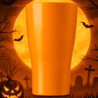 Amari Unbreakable Tritan RENEW Plastic Orange Pint Glass 568ml