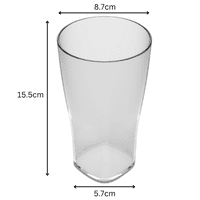 Amari Unbreakable Tritan RENEW Plastic Pint Glass CE Marked 568ml / 20oz