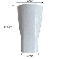 Amari Unbreakable Tritan RENEW Plastic White Pint Glass 568ml