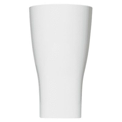 Amari Unbreakable Tritan RENEW Plastic White Pint Glass 568ml