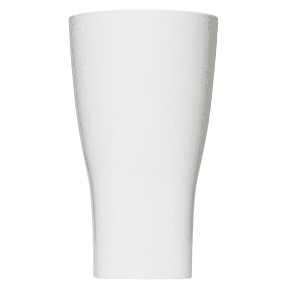 Amari Unbreakable Tritan RENEW Plastic White Pint Glass 568ml