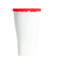 Amiel Unbreakable Tritan RENEW Plastic White 25ml single-measure shot glass