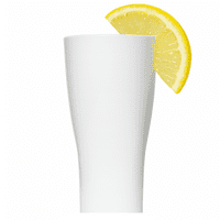 Amiel Unbreakable Tritan RENEW Plastic White 25ml single-measure shot glass