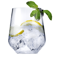 Ava Unbreakable Tritan Plastic Stemless Wine Glass 390ml