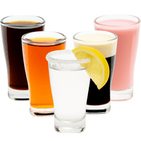 Baby Guinness Shot Glasses Unbreakable Tritan RENEW Plastic 25ml (Pack of 12)